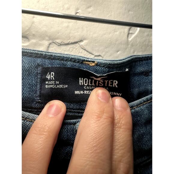 Hollister high waisted skinny jeans womens 27 classic classiccore basic y2k - Picture 2 of 6